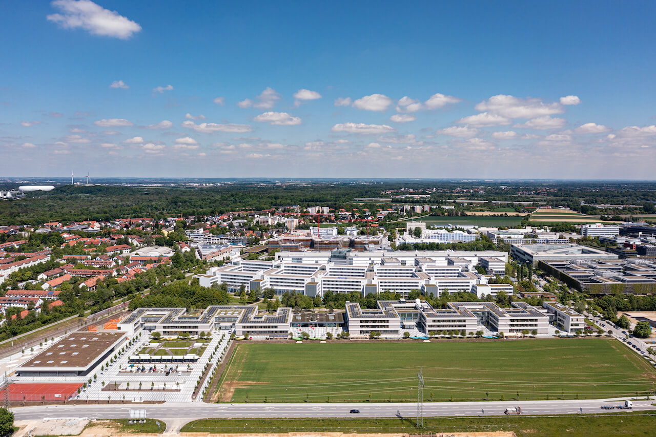 Schulcampus Unterföhring - Außenansicht